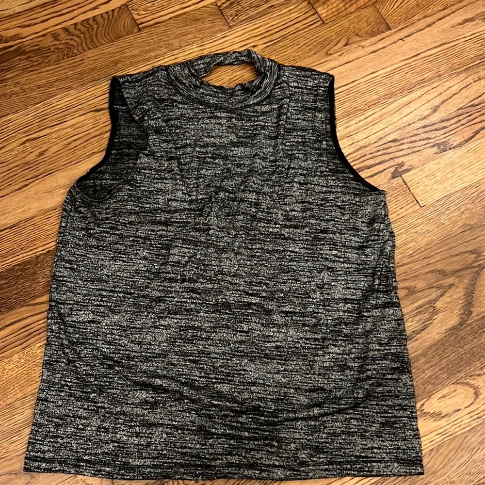 Rag & Bone mock neck backless muscle tank
